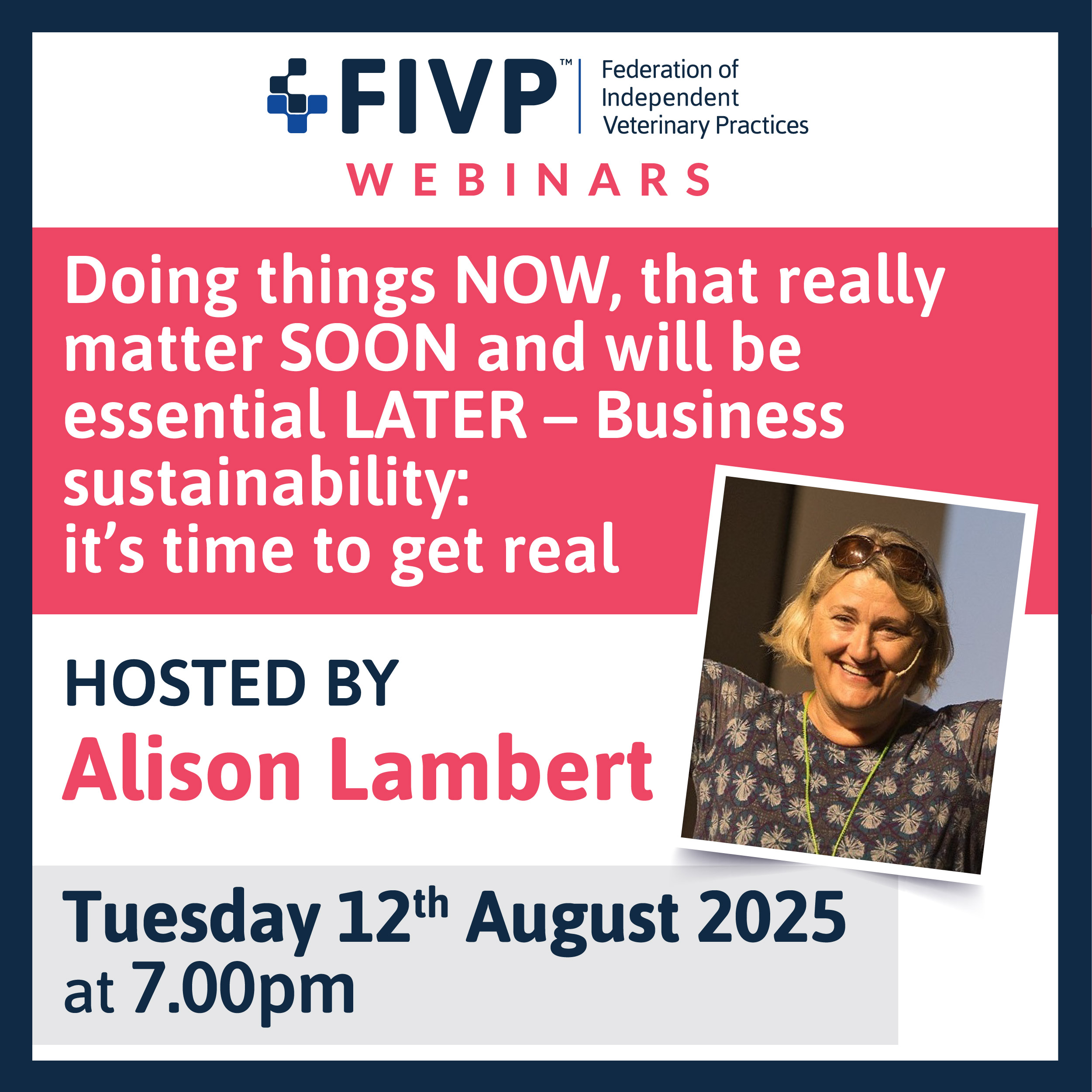 FIVP Webinars: Alison Lambert explores Practice Sustainability