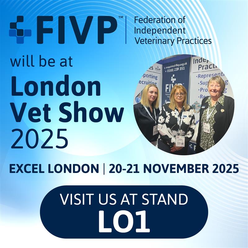 FIVP to represent independent practice at London Vet Show 2025